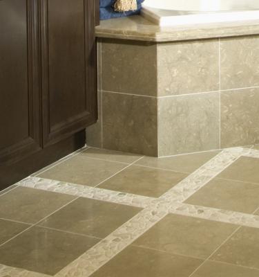 Плитка на пол в ванную